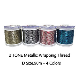 Lot of 12ea Best Metaliic Rod Wrapping Threads (JK016)