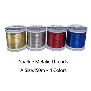 Lot of 12ea Best Metaliic Rod Wrapping Threads (JK016)