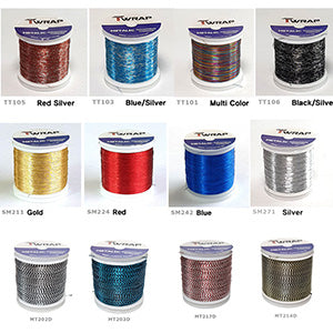 Lot of 12ea Best Metaliic Rod Wrapping Threads (JK016)