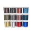 Lot of 12ea Best Metaliic Rod Wrapping Threads (JK016)