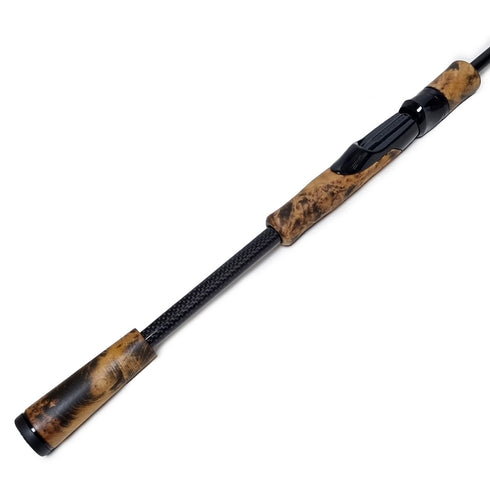 Natural Wood 2Handle Rear Grip Kit for Fuji VSSM16 Black Spinning Reel Seat (AY)