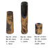 Natural Wood 2Handle Rear Grip Kit for Fuji VSSM16 Black Spinning Reel Seat (AY)