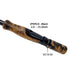 Natural Wood Fuji IPSM16 Black Spinning Rear Grip Kit (BA) Free Beeswax