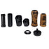 Natural Wood Split Rear Grip Kit Fuji SKSS16 Black Spinning (BB) Free Beeswax
