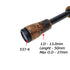 Natural Wood Split Rear Grip Kit Fuji SKTS16 Black Bait (BC) Free Beeswax