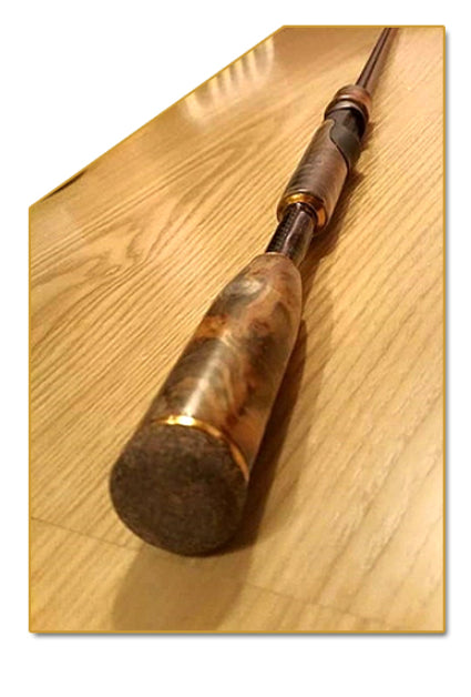 Rod Butt Cap of Rubber Cork (E27-BK)