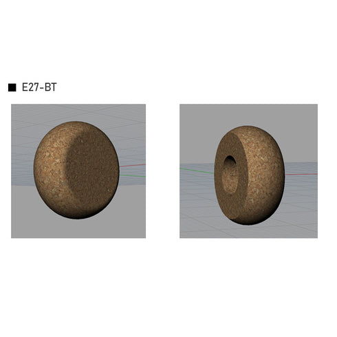 Rod Butt Cap of Rubber Cork (E27-BT)