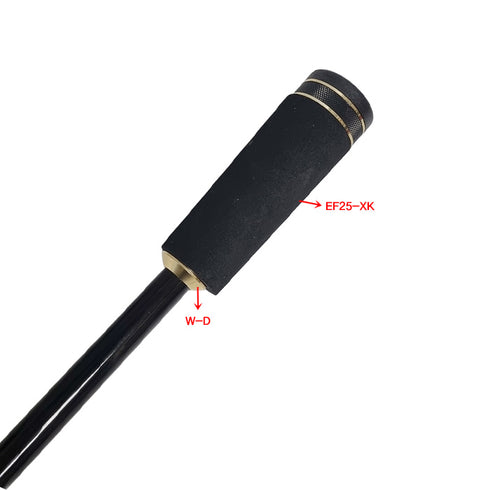 Rod Butt Cap - Knurling winding check OD 25mm size Rear Grip End Cap (E25-KP) Bonded