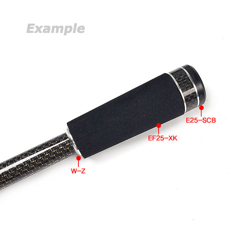 Brass Screw Weight End Caps (E25-SCB-G,R) - Bonded