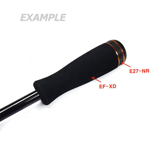 Nurling End Caps (E27-NR) - OD 27mm Bonded