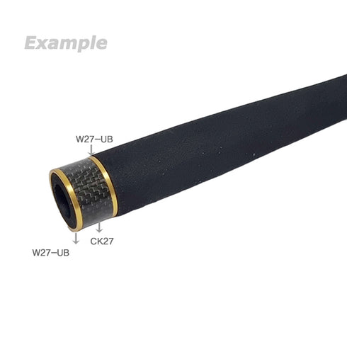 EVA Rear Grip for Fuji ACS16 Reel Seats (EA16S-XB ) -Tuning Version, L 230mm