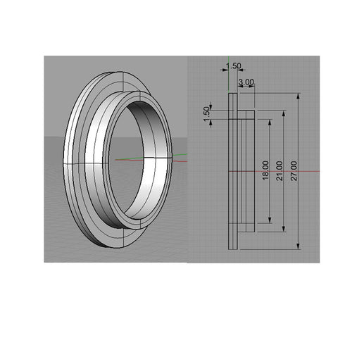 Winding Check for Bait Reel Seats Connector (EC16-RSA)