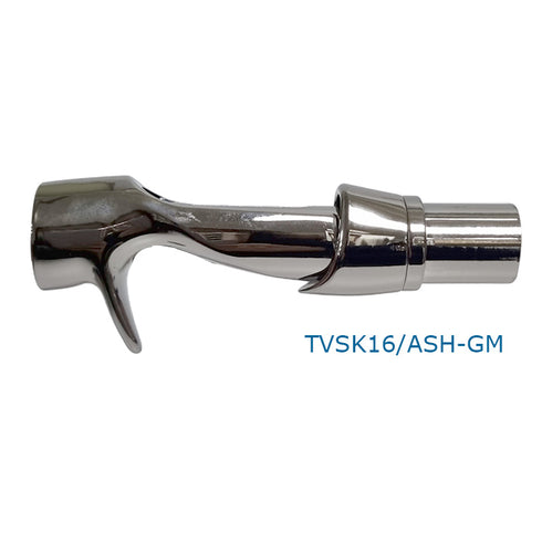 Fuji Bait Casting Reel Seats (ECSM16-GM) -PVD Plated High Gloss Gunmetal, Body only