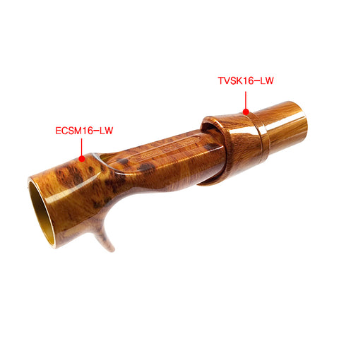 Fuji Bait Casting Reel Seats (ECSM16-LW) - Light Wood