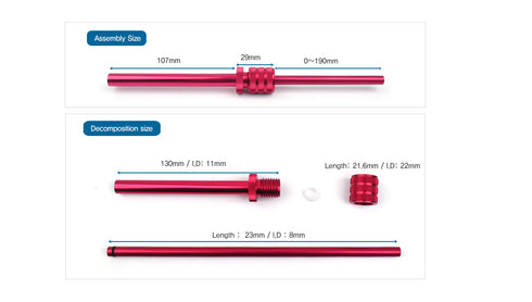 Handle Grip Kit of Adjustable Spinning Reel Seats (EIM1625-A)-AE