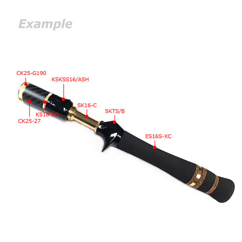 EVA Rear Grip for Fuji SKTS16 Reel Seat (ES16S-XC)