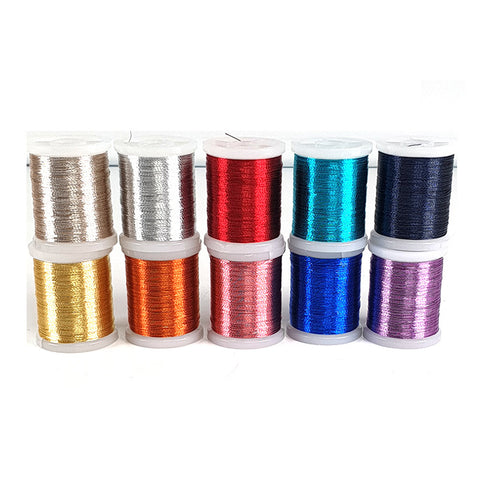 Lot of 10ea Mini Best Color Nylon-Metalic A Threads (JK015)