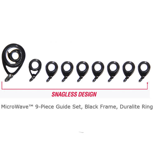 ATC MicroWave 9-Piece Guide Kit Black Frame, Duralite Ring (DBMW-Kit-C) - Casting