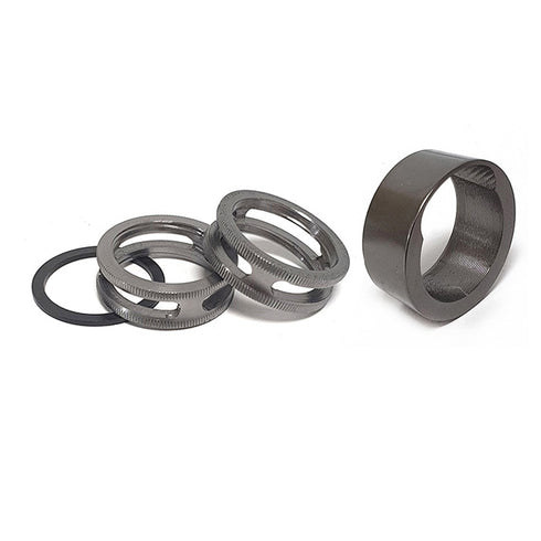 Jadrak RS16 Reel Seats Parts - Locking Nut and Hood Nut (RS16-FBB)