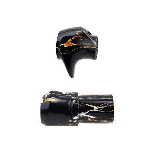 Split Casting Reel Seats (RSKT16-BM) - Black Marble, Nut Included