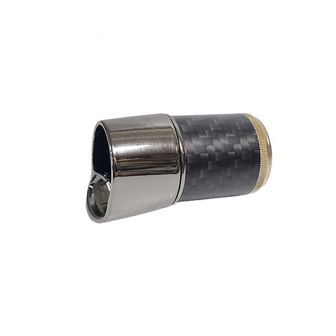 Quick Lock Nut RT16 Bonded with Carbon Pipe (RT16A-12) - PVD Plated High Gloss Gunmetal