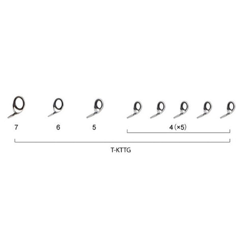 Fuji Titanium Torzite T-KTTG78 Spinning/Casting Guide Kit