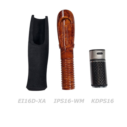 Fuji IPS16 Wood Marble Spinning Reel Seat Kit (IPS16-SP11) - Included Nut KDPS16,EVA Grip