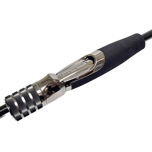 Fuji Spinning Reel Seats (IPSM16-GM) - PVD Plated High Gloss Gunmetal, Body only