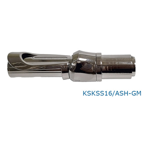 Fuji Spinning Reel Seats (IPSM16-GM) - PVD Plated High Gloss Gunmetal, Body only