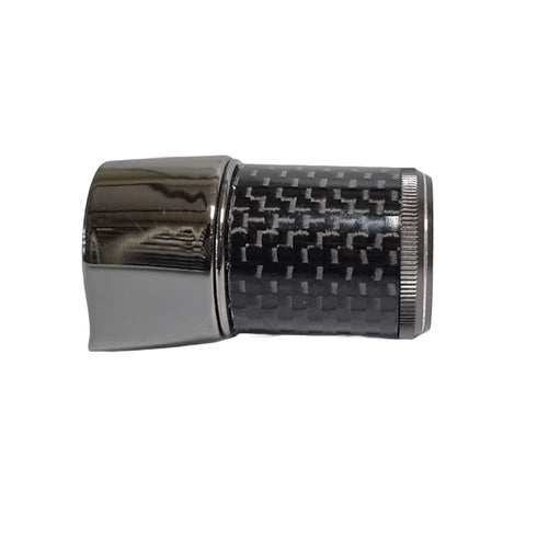 Quick Lock Nut RT16 Bonded with Carbon Pipe (RT16A-12) - PVD Plated High Gloss Gunmetal