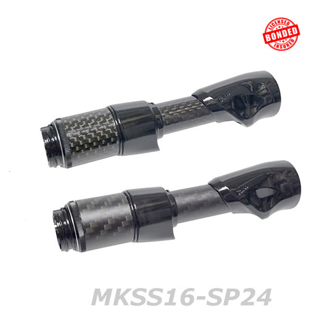 MK16 Split Spinning Reel Seat KIT (MKSS16-SP24) - Black,Bonding Completed