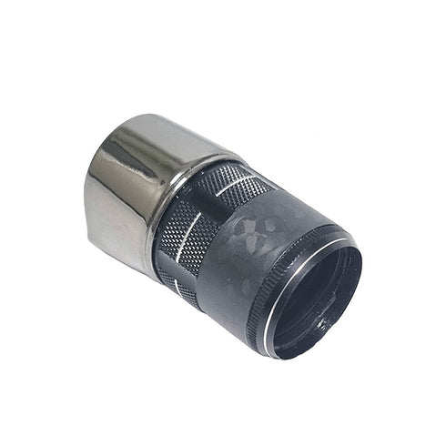 MK16 Split Spinning Reel Seat KIT (MKSS16-SP26) - PVD Plated High Gloss Gunmetal-Bonding Completed