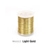 Jadrak T-WRAP Mini Sparkle Metallic Wrapping Threads (MU) - A Size,30m