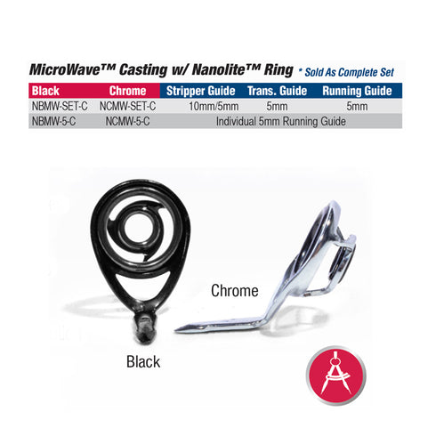 ATC MicroWave 9-Piece Guide Kit Black Frame Nanolite Ring (NBMW-Kit-C) - Casting