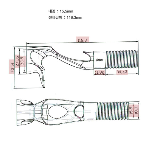 Bait Reel Seats (RDDP16/LW) - Light Wood,Body only