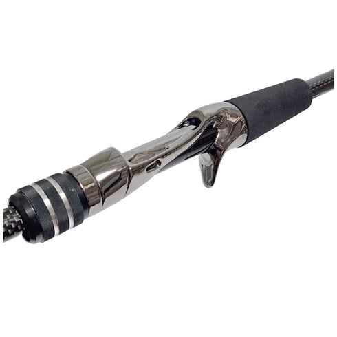 Bait Casting Reel Seats (RFBA16-GM) - PVD Plated High Gloss Gunmetal,Nut included