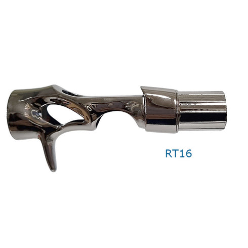 Bait Casting Reel Seats (RFBB16-GM) - PVD Plated High Gloss Gunmetal, Body only