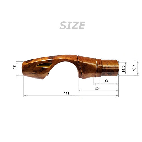 Spinning Reel Seats (RFSA16/LW) - Light Wood, Nut included