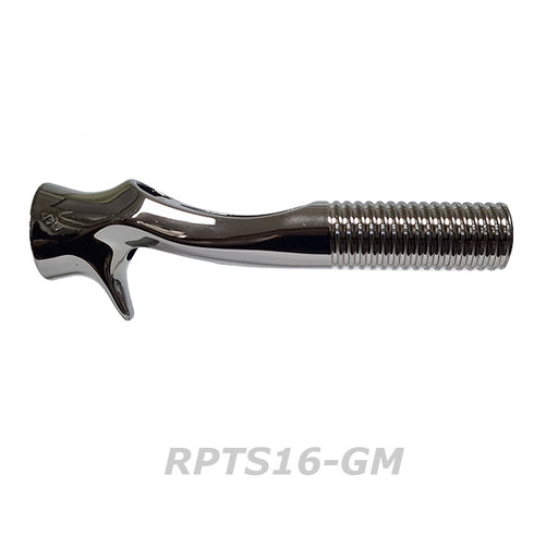 Bait Casting Reel Seats (RPTS16-GM) -PVD Plated High Gloss Gunmetal, Body only