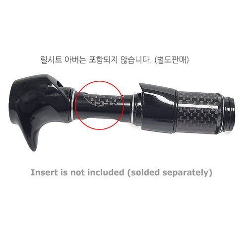 Casting Reel Seats (RSKT16-SP03) - Black,Bonded,Included Nut