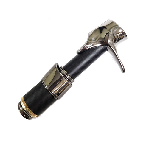 Quick Lock Nut RT16 Bonded with Carbon Pipe (RT16A-12) - PVD Plated High Gloss Gunmetal