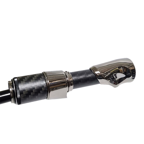 Quick Lock Nut RT16 Bonded with Carbon Pipe (RT16A-12) - PVD Plated High Gloss Gunmetal