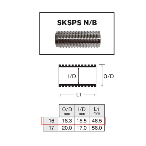 Fuji SK16 Reel Seats Screw (SKSPSN16-GM) -PVD Plated High Gloss Gunmetal