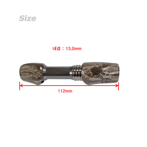 Fuji SK16 Stone Marble Spinning Reel Seat Kit (SKSS16-SP04) -Bonded Included Nut