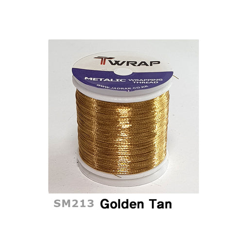 Jadrak T-Wrap Spark Metalic Wrapping Threads (SM) - A Size, 150m