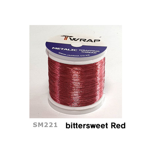 Jadrak T-Wrap Spark Metalic Wrapping Threads (SM) - A Size, 150m
