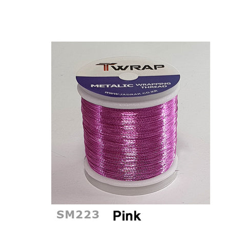 Jadrak T-Wrap Spark Metalic Wrapping Threads (SM) - A Size, 150m