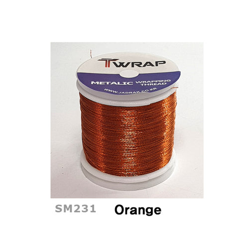 Jadrak T-Wrap Spark Metalic Wrapping Threads (SM) - A Size, 150m