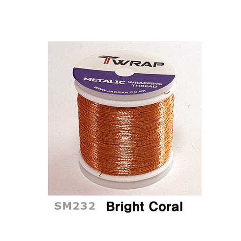 Jadrak T-Wrap Spark Metalic Wrapping Threads (SM) - A Size, 150m