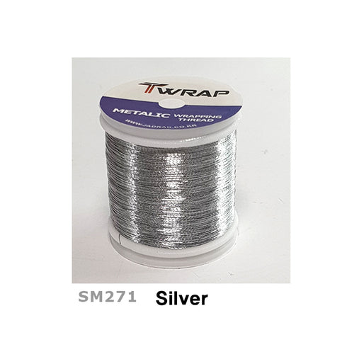Jadrak T-Wrap Spark Metalic Wrapping Threads (SM) - A Size, 150m